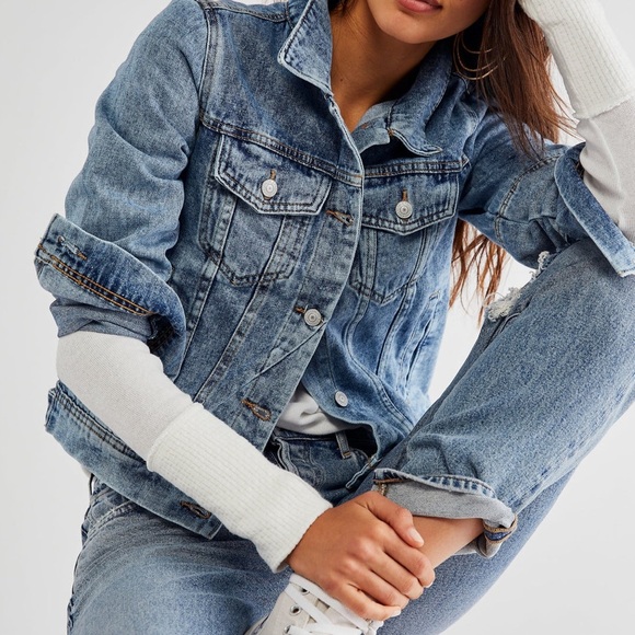 Free people rumors denim jacket - Picture 14 of 14